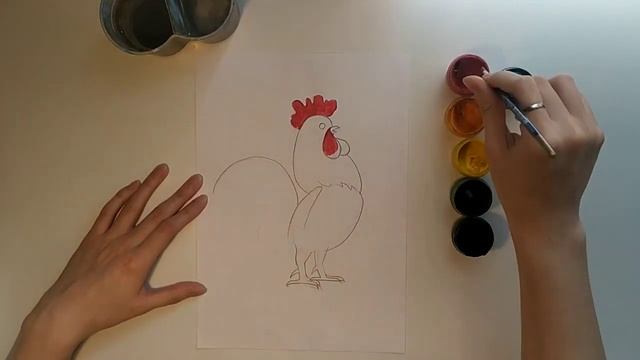 Мастер класс Рисуем вместе Петушок Симонова М А смотреть онлайн