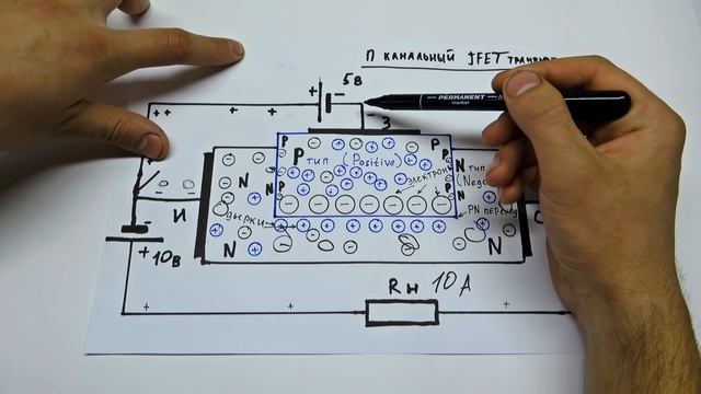 ?#14 Полевой JFET транзистор. Транзистор с управляющим pn переходом смотреть онлайн