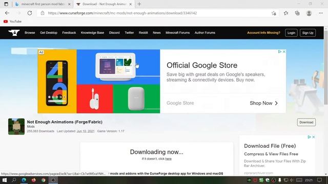 Minecraft Java 1.17 First Person Mod (Fabric Mods) Install (ToLaserBlade) (no Forge) смотреть онлайн