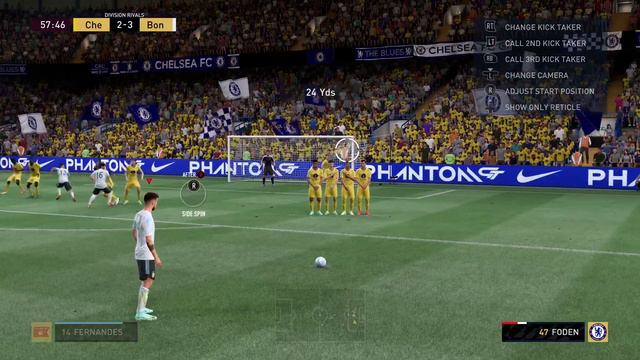 Bruno Fernandes knuckleball FIFA 22