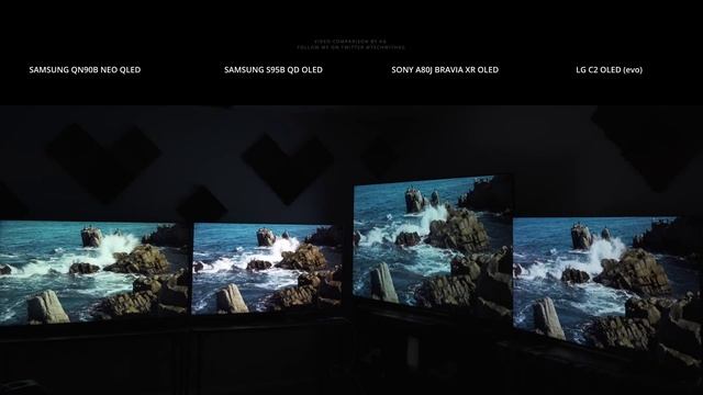2022 TVs Compared | LG C2 vs Samsung S95B vs QN90B Neo QLED vs Sony A80J OLED смотреть онлайн