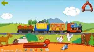 LEGO DUPLO Trains | Лего Дупло Поезда| Управляем разноцветным поездом ИГРА