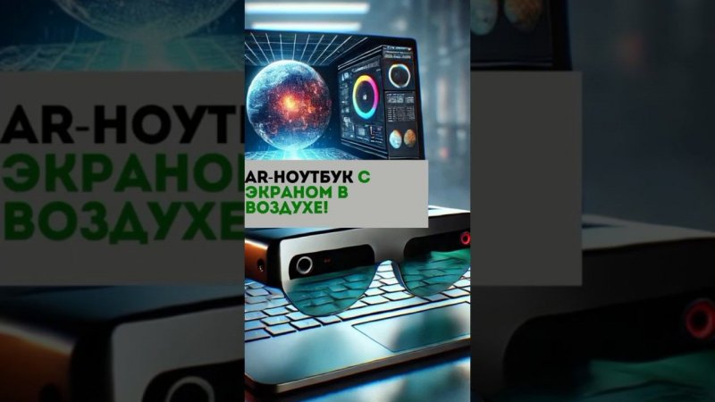 AR ноутбук с экраном в воздухе️