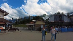 Роза Хутор / Красная поляна в Сочи 2022. Walk in Rosa Khutor in Sochi. Olympic Village 4k