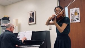 Kabalevsky Violin Concerto in C Major,  2nd Mvt - Nakyung Olivia Lee