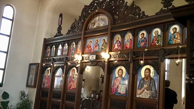Трисвятое - глас 1 - Сила и Кратима - Калогирос / Храм "Рождество Христово"