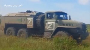 Скрытая полевая заправка топливом военной техники в Украине
