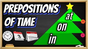 Предлоги времени - at/on/in