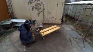 Кованая скамейка своими руками за 1 день!