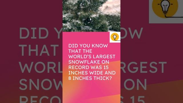 The World’s Largest Snowflake #worldfacts #didyouknow #Oregon #Montana #USA #history #science