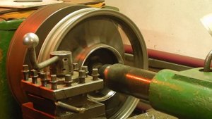 Установка  ведомой звезды от ИЖ Планета Спорт на литое колесо ИЖ Орион