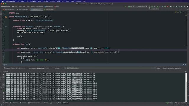 0153 RX Java Merge operator смотреть онлайн