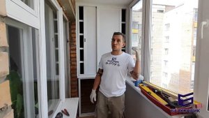 Шкаф на лоджию. Установка двух разных шкафов.