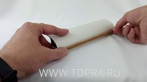 Приклейка шлегеля на профиль дверей-купе