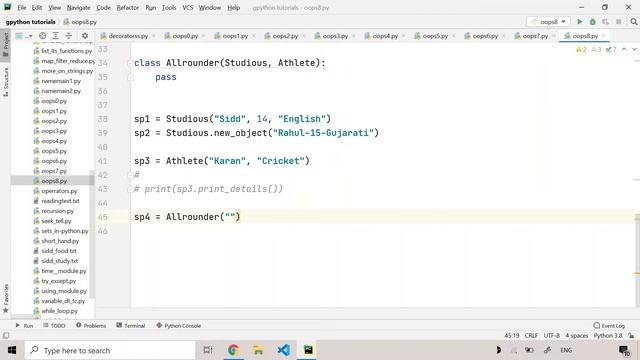 Multiple Inheritance in Python | Beginners Mate Python | #61