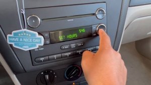 How to Change Time on a Ford Fusion 2006 - 2009