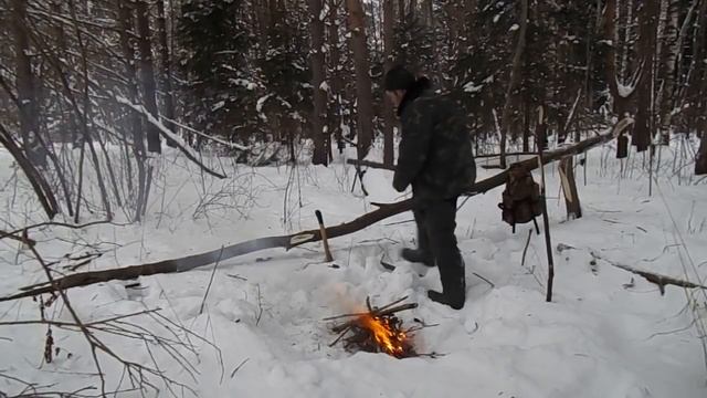 что можно есть в лесу зимой или похлёбка из рогоза смотреть онлайн