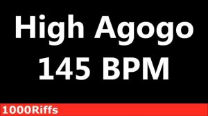 High Agogo Metronome : 145 BPM ✓