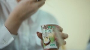 Манговый и кокосовый сорбет. Дегустация безлактозного мороженого в школе.