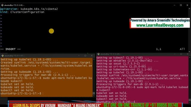 Kubernetes cluster (Hands-On) Terraform - Ansible || Part-2 || Video-4 || LearnRealDevops.com (aws)