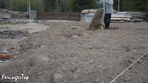 Как РАЗМЕТИТЬ и ОТСЫПАТЬ участок под строительство бани/дома в УРОВЕНЬ своими руками