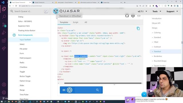 Taller: Vue 3 + Quasar + Vite + Firebase 9 (Velocidad y Diseño) смотреть онлайн
