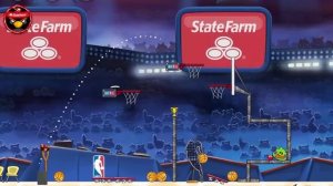 Angry Birds Seasons Ham Dunk All Star 4-12 Walkthrough 3 Star