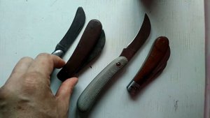 Нож СССР. Садовые ножи 3-х разных эпох.