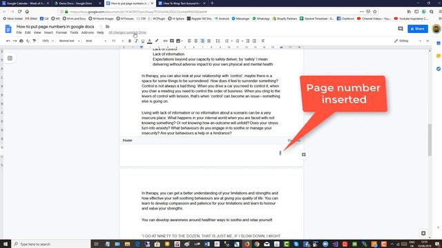 How to Put Page Numbers in Google Docs смотреть онлайн