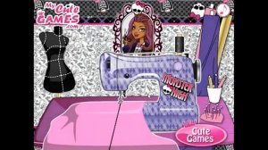 Monster High Design Studio  Студия дизайна Монстр Хай Игра прохождение
