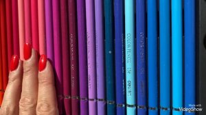 Красивый Ролик про обзор цветных карандашей - Online Sketch Какие цветные карандаши купить и выбра