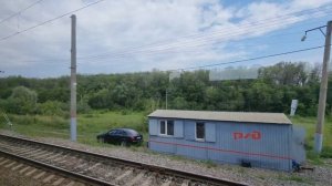 Ртищевское направление. Участок от пл. 116 км - ст. Ртищево-II. Поездка на электропоезде ЭР9Т-738.