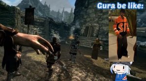 Gura VS Skyrim VR [Gawr Gura | HololiveEN]