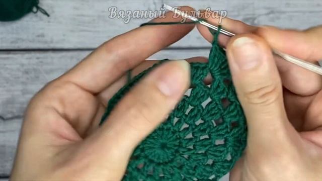 Шляпка крючком из круглого бабушкиного квадрата. МК для начинающих. #шляпкакрючком #вязаниекрючком