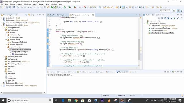 Spring Boot CRUD Operation Find By Id using Spring Data-3 смотреть онлайн