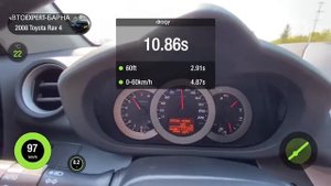 Разгон Toyota Rav 4 2008 год, 2.0 AT 4WD