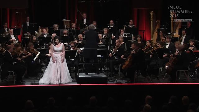 NEUE STIMMEN 2015 - Final: Camila Titinger sings "Ach, ich fühl's", Die Zauberflöte, Mozart смотреть онлайн