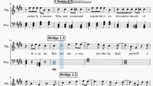 The Orion Experience - " Cult Of Dionysus " VIOLIN VERSION!! Free Sheet Music Easy Notes Score