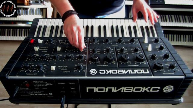 The sound of the Polivoks Synthesizer - Поливокс