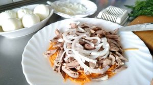 САЛАТ ИЗ СЕРДЦА/ОЧЕНЬ ВКУСНЫЙ И НЕОБЫЧНЫЙ ???