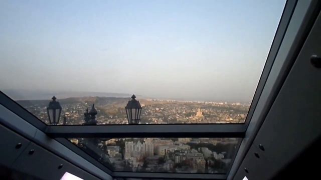 FUNICULAR RAILWAY IN TBILISI GEORGIA смотреть онлайн