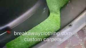 custom renault twizy carpet, green organic look electric twizy ZE