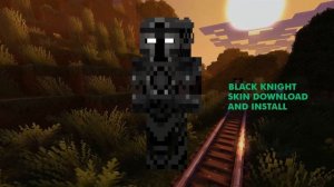 Free Black Knight Minecraft Skin ⚡ Download & Install Links ⚡ Black Knight