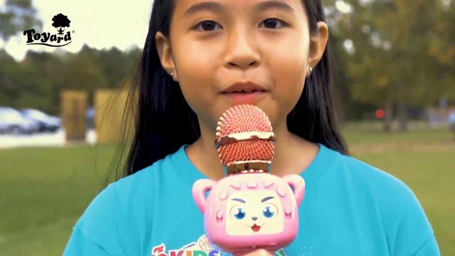 Karaoke for Kids Bluetooth Microphone with Magic Sounds Birthday Gifts for Kids Singing