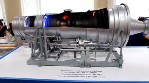 Макет работы газотурбинного двигателя
