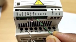 ABB ACS 150 Two wire connection and parameters