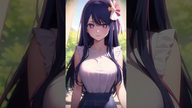 Обои в стиле аниме персонажа «Ай Хошино» на твой телефон смотреть онлайн