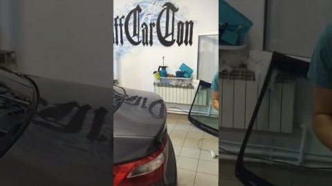 NDFOS Пленка . Тонировка задней части . Обучение тонировке