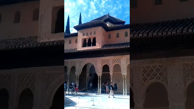 NASRID PALACE (PATIO OF THE LIONS, PATIO DE LOS LEONES) - ALHAMBRA PALACE - GRANADA #ANDALUSIA 🇪🇸