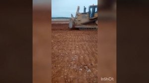 Планировка на бульдозере CAT D7 R2